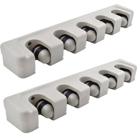 Verktygshållare - Hängsystem - Trädgårdsredskap - Väggfäste - Grå - 1 Styck