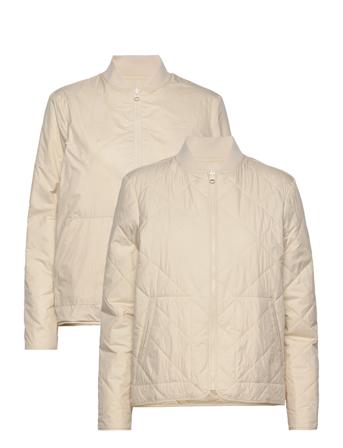 Reversible Quilt Repreve Jacket Vattert Jakke Beige Calvin Klein