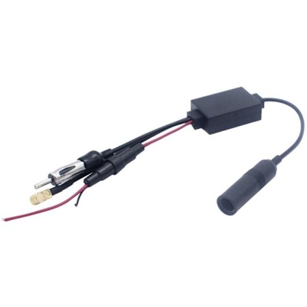+ Bilsplitteradapter Aktiv Antenne Auto FM Radioforstærker Signal Crossover 12V Universal