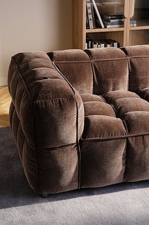 Jotex - Moduł Sofy Lewa Ciepły szarobrązowy - MEDFORD - Kup Sofy modułowe firmy Jotex