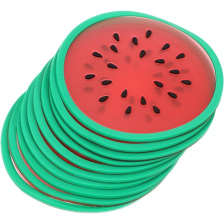 10 stk. Drikke Frugt Kop Underlag Multi-brug Farverige Underlag Måtter Varmebestandigt Frugt Sæt