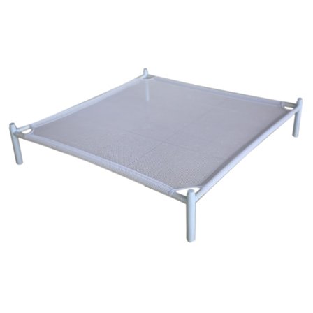 Hvit 70 * 70 * 15cm genser tørker med stoffbrettbare ben