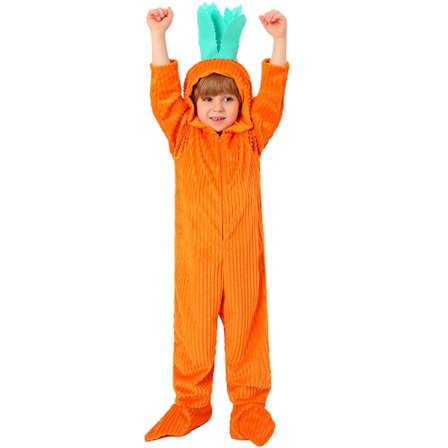 Børne Gulerod Party Optræden Kostume