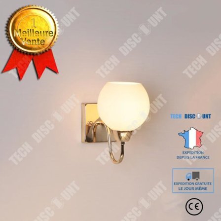 LED-vägglampa - TECH DISCOUNT - Modern - Glas - 12W - E27 - Skandinavisk