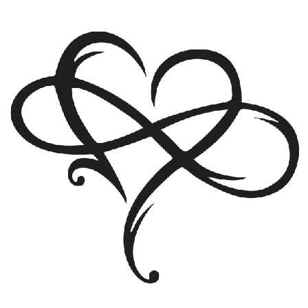 Hjärta Väggdekor Metall Väggkonst, Iron Art Dekoration Gift, Etern