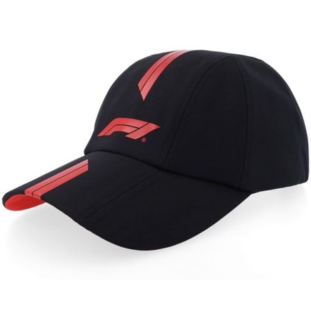 Formula One - Motor Svart adjustable Keps - F1 Logo Racing Line Cap True Black Dad Cap @ Hatstore