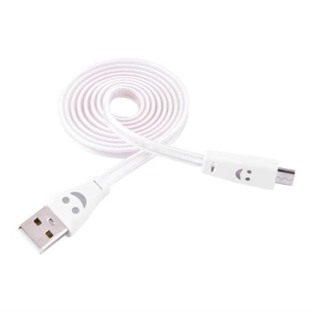 1M Light Up LED Micro USB Data Sync-laddarkabel för LG Android-telefoner