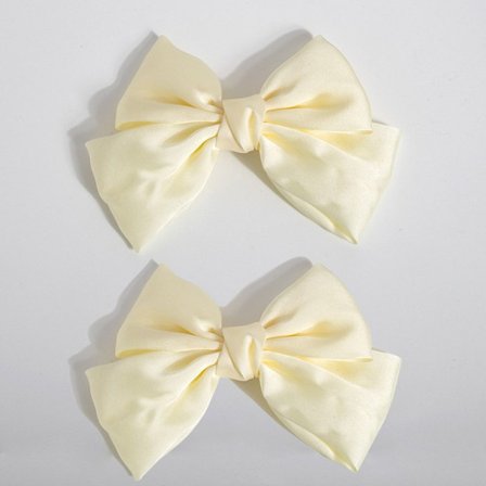 Bowknot kenkäsolki Kengän koristeluklipsit BEIGE BEIGE