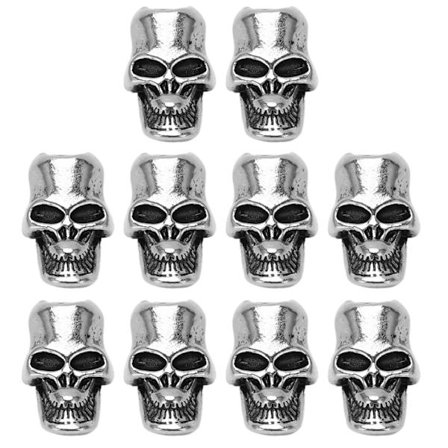 Paraply Rep Skull Pendant Anti Lost Anti Skid Vacker Skull Nyckelring Bead Pendant