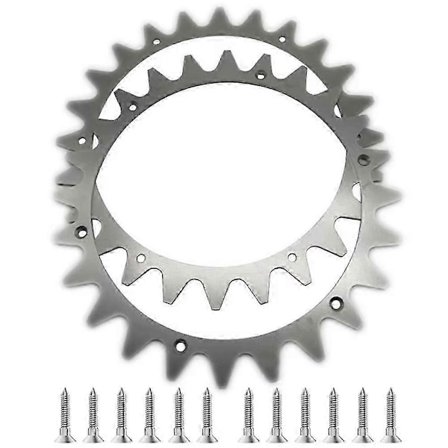 225MM Drivhjul till Gräsklippare Halkfria Spikar för Landroid L Modeller Robotgräsklippare Spikar Drivhjälp med Skruvar