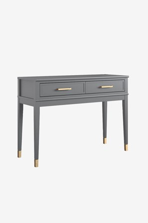 CosmoLiving by Cosmopolitan - Konsollbord med 2 skuffer Westerleigh - Grå - Skjenker & sideboards - Fra Homeroom