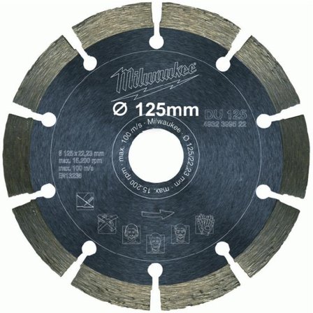 Milwaukee 4932399522 Sahanterä 125x22,2mm, Koneiden tarvikkeet & käyttöosat