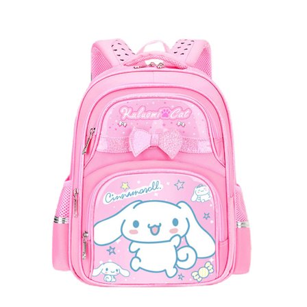 Barn Flickor Kuromi Cinnamoroll Ryggsäck Ryggsäck Skola Axel Väska Bowknot Ryggsäck