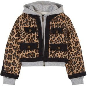 Kids - Dsquared2 Gray Branded Track Jacket 14 Years - Coats and jackets - 14 years - Brown - Mädchen