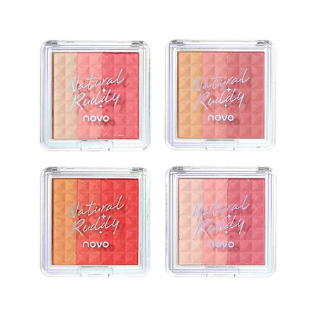 Naturlig Rödaktig Rouge 3-färger