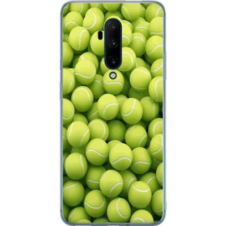 Kompatibelt Mobildeksel til OnePlus OnePlus 7T Pro Mønster av grønne tennisballer i høy detalj, sporty motiv med repetisjonstekstur og sterke farge
