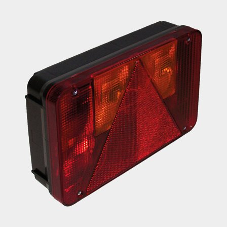 Lanterna traseira 1852-Marine, 220 x 140 x 30 mm, esquerda