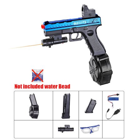 G17 Gel Ball Blaster -lelupistooli 7,4 V:n akulla - kesähauskaa perheelle ja ystäville