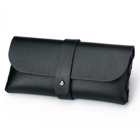 Tynd briller sag i pu læder sort