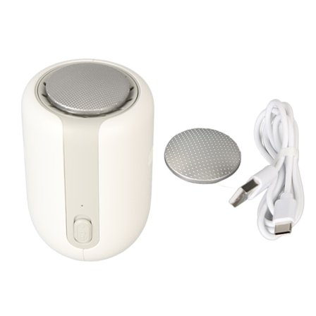 Elektrisk fotfil fjerner hard hud - Oppladbar, bærbar, profesjonell fotfil Pedikyr fotfil fjerner sett for død, hard, sprukket, tørr hud DC 5V 5W Hvit