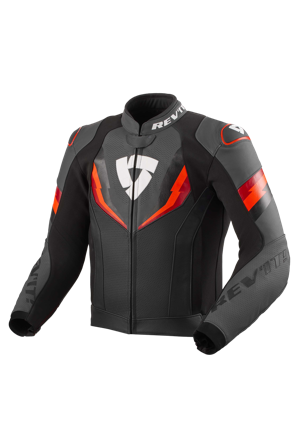 MP-Takki REV'IT! Quantum 3 Musta/Neon Punainen 50