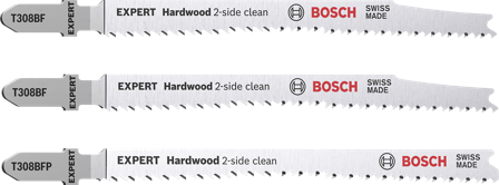 Bosch T 308 Sticksågsbladsats 3 delar, Såga