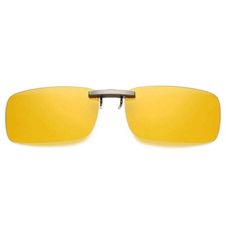 Clip-on solbriller Metal Yellow Night Vision 37x59mm