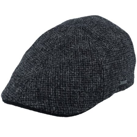 Stetson - Grå flatcap Keps - Texas Wool Grey Flat Cap @ Hatstore