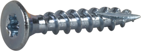 ESSVE 123175 Träskruv 5 mm Ø, TX25, helgängad, försänkt, FZB 30 mm, 200-pack, Infästning