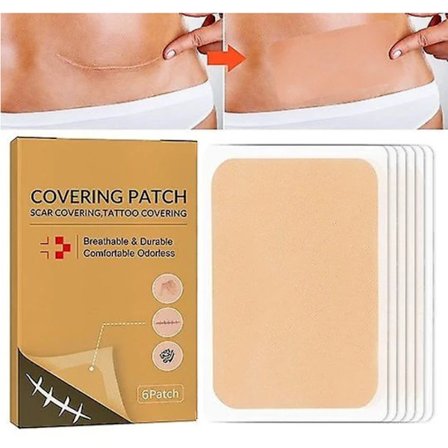 Hudskjulningstape Åndbar tatoveringsfejl Skjul klistermærke Ar Shields Cover Up Tape Vandtætte dæksler