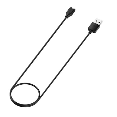 Musta USB-virtajohto kellon latausjohto Syntime3 TA2000/Astrolink TA600/Syntime2 TA900 -tukeen tiedonsiirrolla