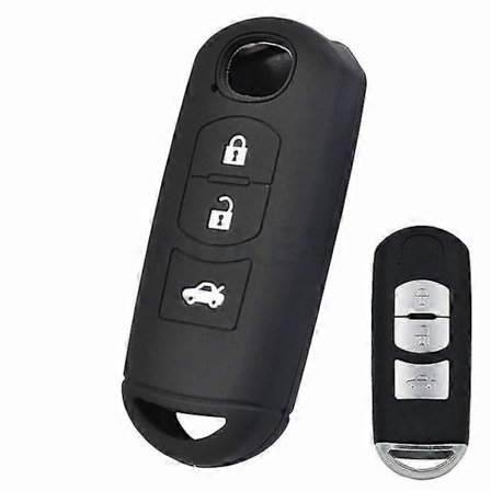 For MAZDA 2 3 5 6 CX-3 CX-5 CX-7 CX-9 Bilnøkkeldeksel Fjernkontroll Fob Etui Erme 2 3 4 Knapper 2013 2015 2016 2017 2018 2019 ODS