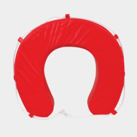 Custodia per salvagente a ferro di cavallo 1852-Marine, rosso