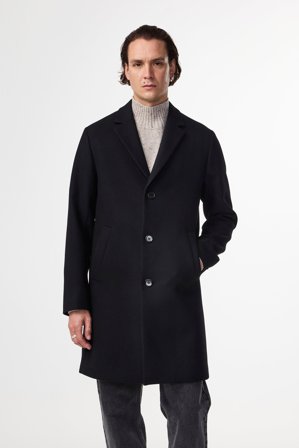 NN.07 Austin 8225 Coat Male Black Wool