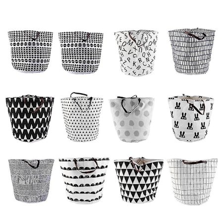 Vasketøjskurv Stativ Canvas Opbevaringspose