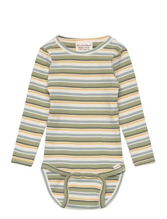 Body Ls Y/D Rib Minymo Green
