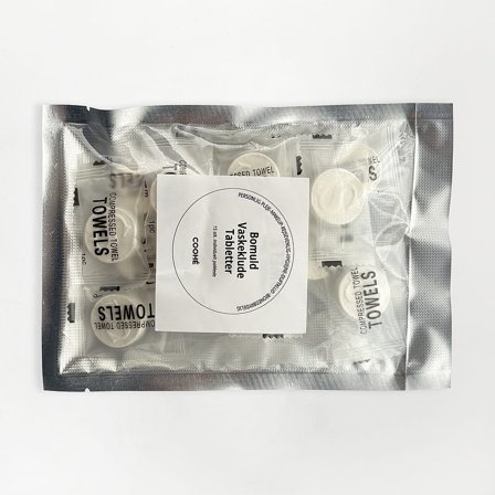 COOHÉ Bomuld Vaskeklude Tabletter, Tøj & Bolig, Badetid, Vaskeklude