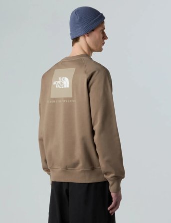 The North Face M Raglan Box Nse Regular Crew - Brown - XS