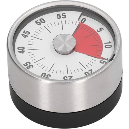 Mekanisk timer, magnetisk timer, 60 minuters nedräkningstimer med
