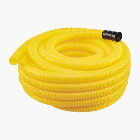 Biltema - Fleksibelt Kabelbeskyttelsesrør Ø50 mm 25m - Dobbeltvegg, Glatt Innside, for Bakkeinstallasjon av Vannrør, PEM-Slange eller Kabel