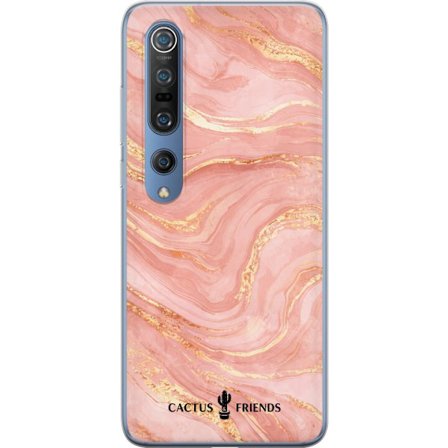 Yhteensopiva Puhelinkuori Xiaomi Xiaomi Mi 10 Pro 5G Cactus and Friends – RoseGoldFlow