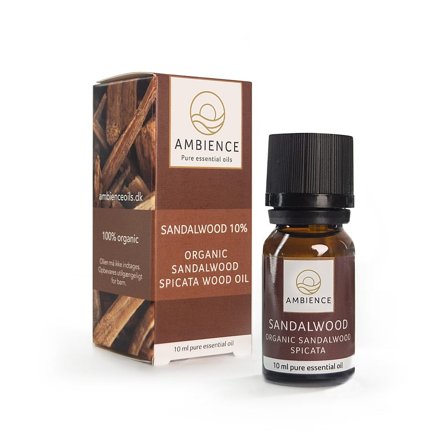 Ambience Sandeltræ Olie 10% Økologisk 10 ml, Tøj & Bolig, Duftolier, Æteriske Olieblends
