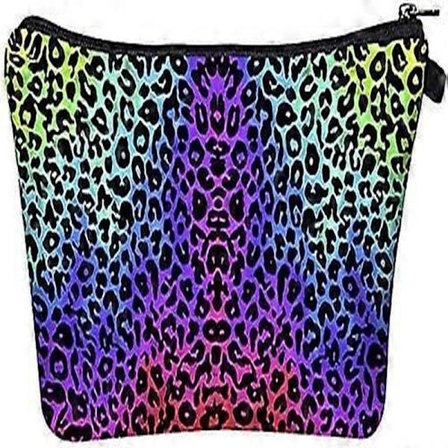 Makeup taske til kvinder, lille kosmetiktaske til håndtaske, rejsetaske til makeupbørster, læbestift, elektronisk tilbehør (Stil 5)