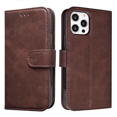 iPhone 15 PU-läderfodral - (2-kortfack)