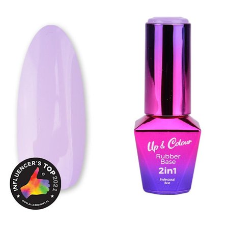 Mollylac - Gummibase 2in1 Up&Colour - Nr. 5 - UV gel/LED - Base coat