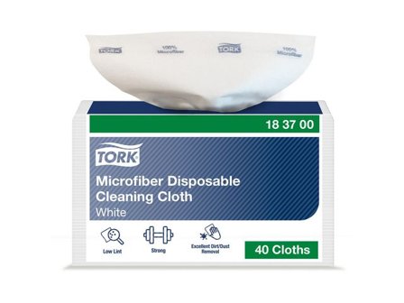 TORK Mikrofiberduk engångs vit 40/fp - Lyreco - Städ och hygien - Städdukar och diskdukar - Städdukar - Mikro