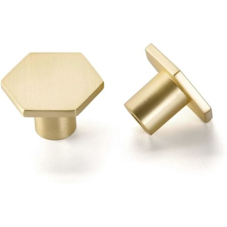 Set med 10 Guld Skåpknoppar Guld Dörrknoppar Guld Skåpdörrknoppar Guld Lådknappar Zinklegering Skåpknopp_max