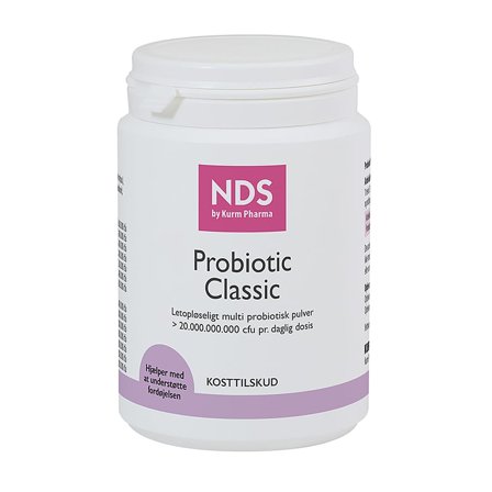 NDS NDS Probiotic Classic 10 100 g, Helse & Madvarer, Ingredienser, Mælkesyrebakterier