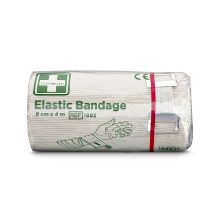 CEDERROTH Binda Elastisk 8cmx4m - Lyreco - Skyddsutrustning - Första Hjälpen - Förband och Refill