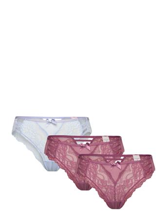 3-Pack Belle Hl Bras Truse Brief Truse Rosa Hunkemöller*Betinget Tilbud